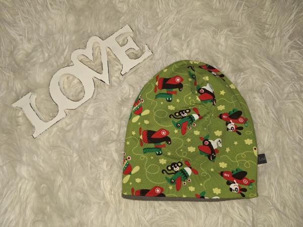Beanie Kopfumfang 46-48cm "Fliegerfreunde"